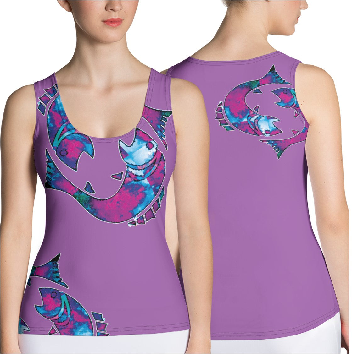 purple-athlets-tank-top-girls-pisces-yoga-top-gym-top-wickedyo1